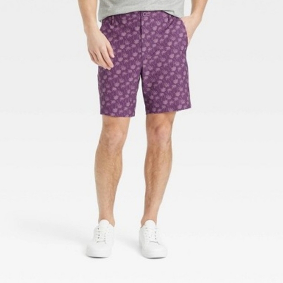 All in Motion Hybrid Swim Shorts Mens XL Purple NEW - Picture 2 of 7